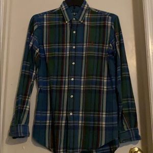 Ralph Lauren flannel long sleeve polo
